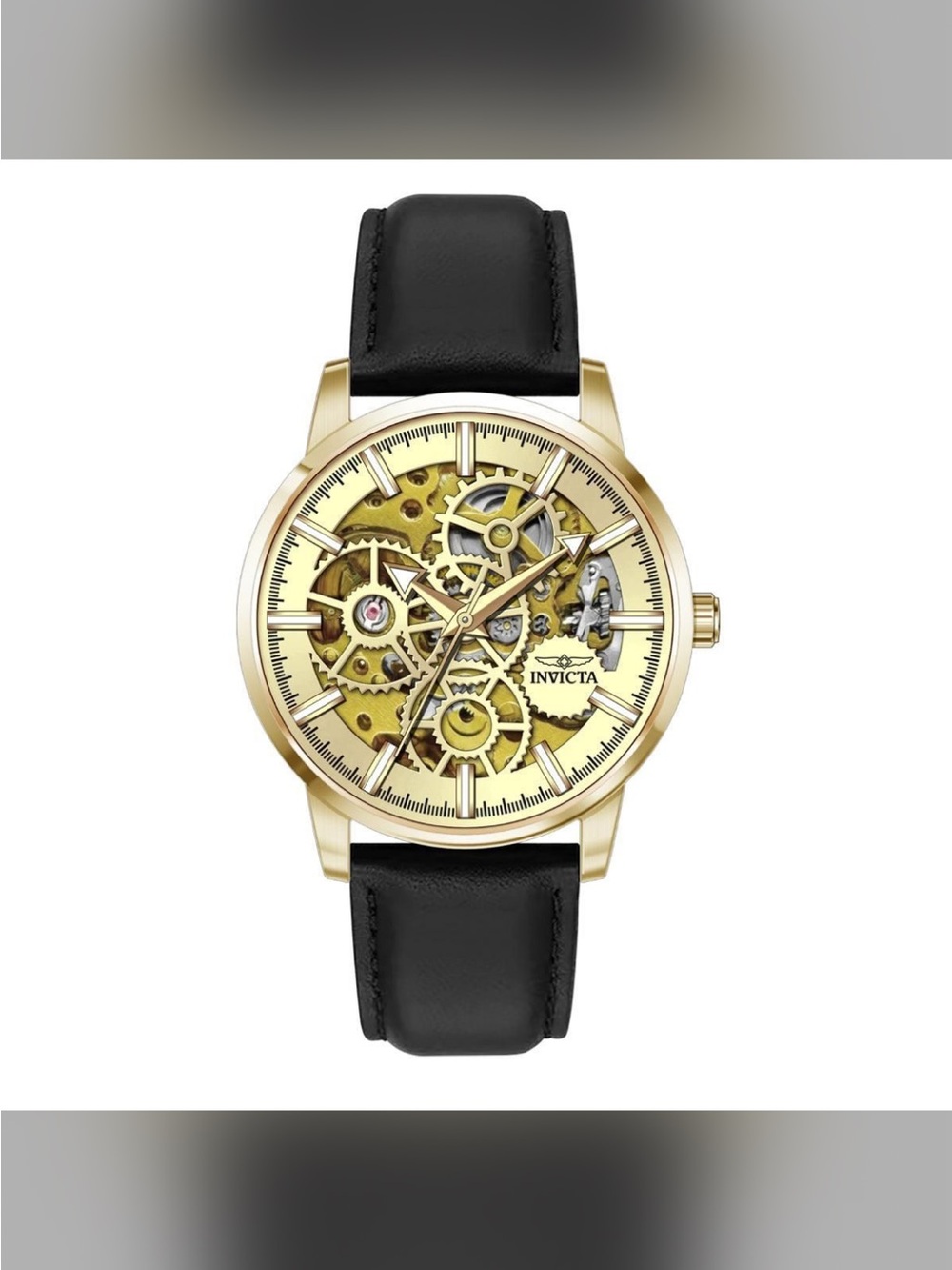 🔥 NEW Invicta Objet D Art Skeleton Mechanical Watch - 45mm Black (Model 70026) 🔥
